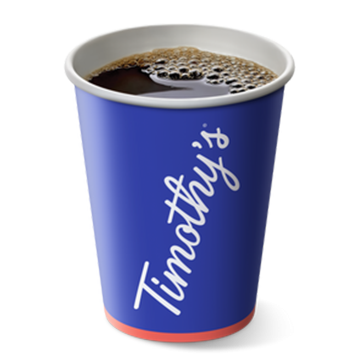 12oz Paper Cups Timothy's Logo