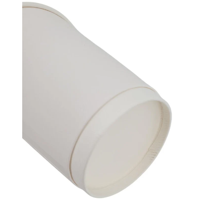 12oz Squat Hot Paper Cup - Double Wall - White