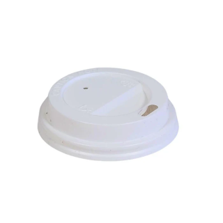 Dome Sip Lid for 4 oz Hot Paper Cups - White