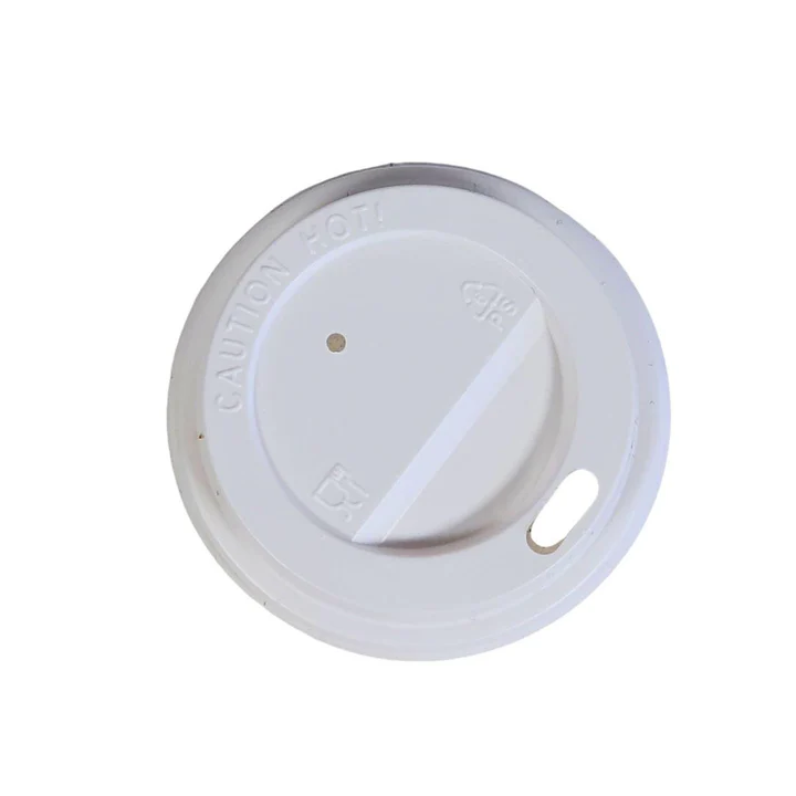 Dome Sip Lid for 4 oz Hot Paper Cups - White