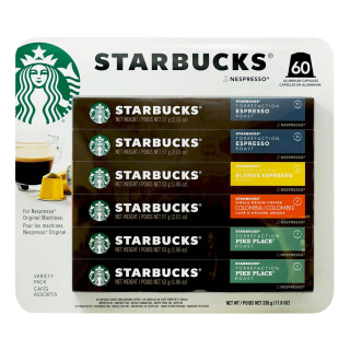 Starbucks Nespresso Original Line Variety Pack 60 ct