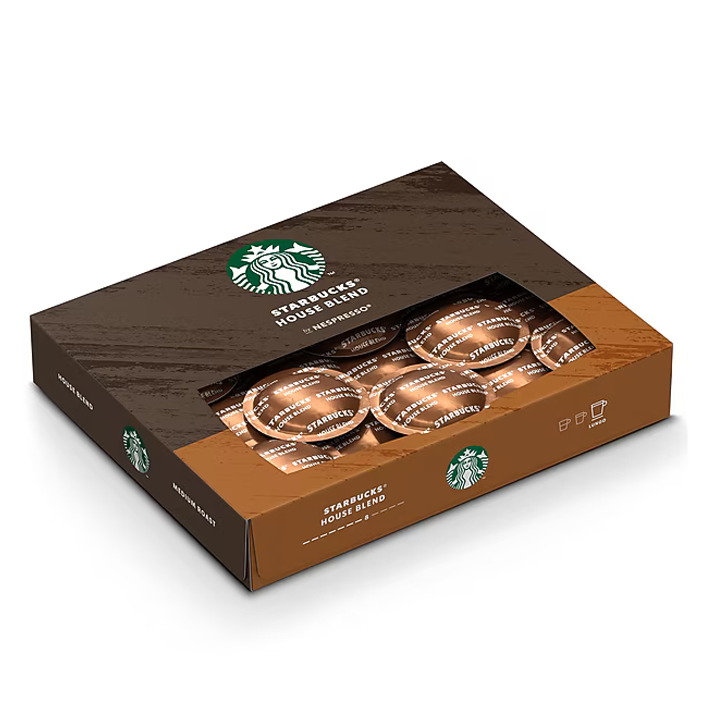 Nespresso Pro Starbucks® House Blend Coffee Capsules - 50 Pack