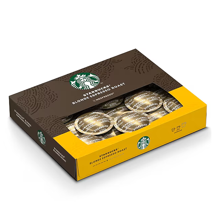 Nespresso Pro Starbucks® Blond Roast Coffee Capsules - 50 Pack