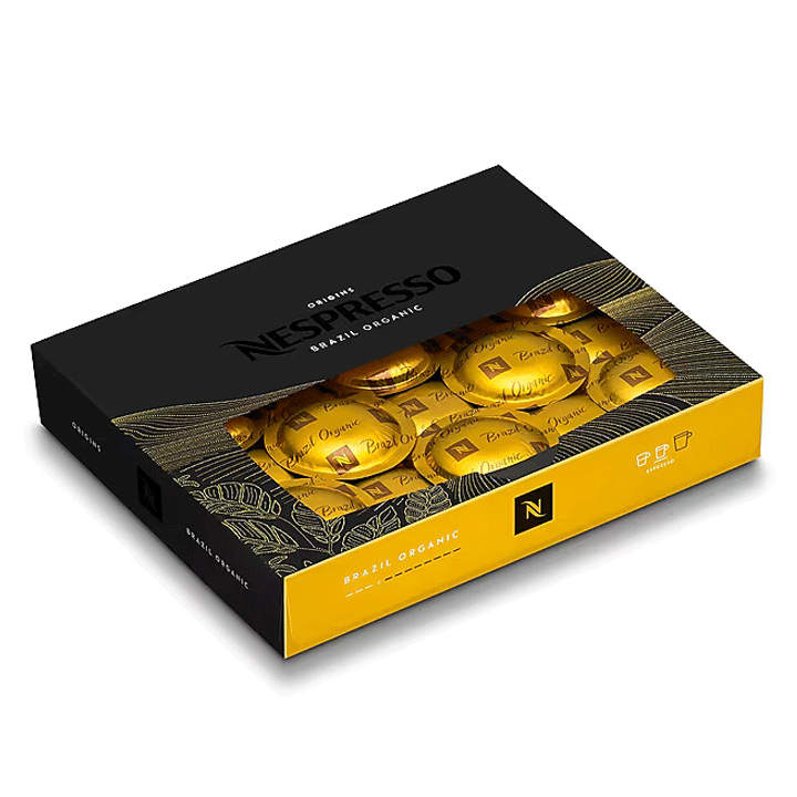 Nespresso Pro Brazil Organic Coffee Capsules - 50 Pack