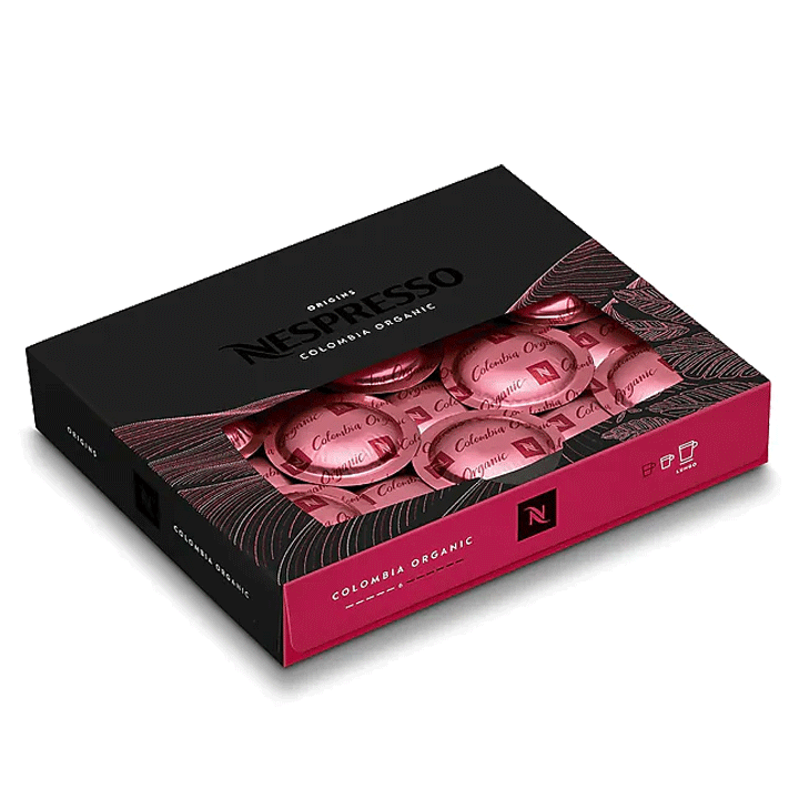 Nespresso Pro Colombia Organic Coffee Capsules - 50 Pack