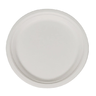 Eco-Craze - 9" Round Bagasse Lunch Plates