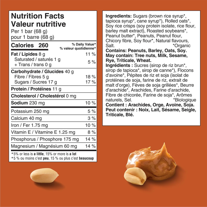 CLIF BAR Energy Bars, Crunchy Peanut Butter