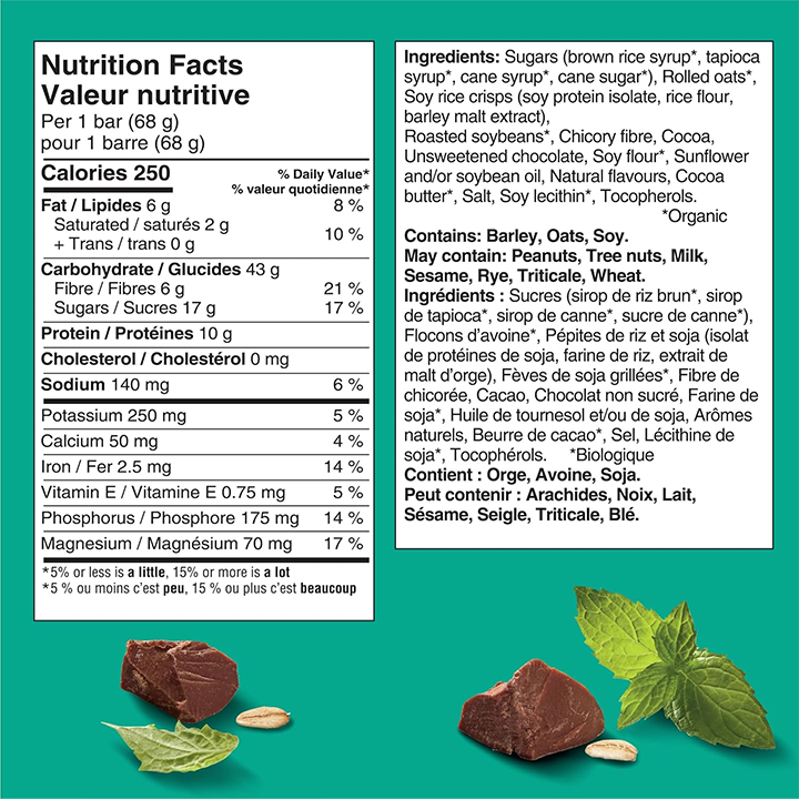 CLIF BAR Energy Bars, Cool Mint Chocolate