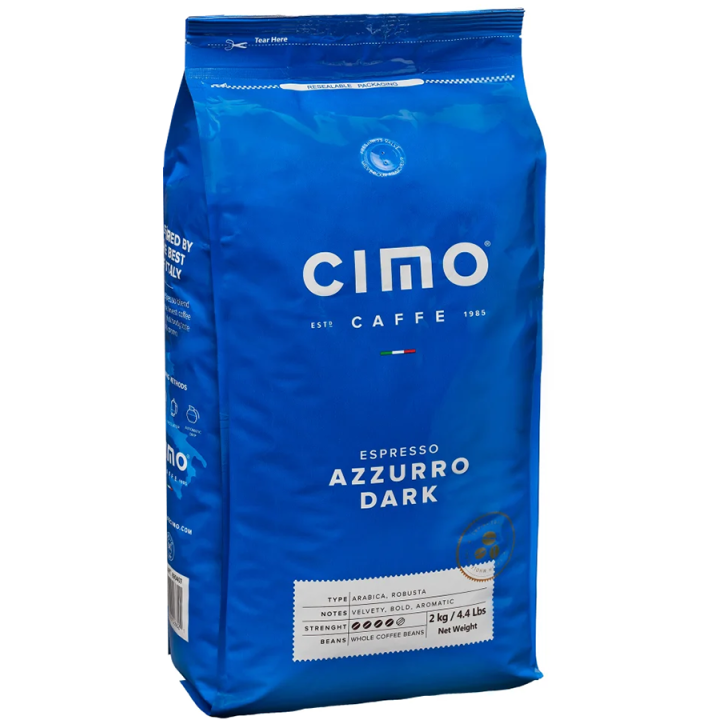 Cimo Espresso Azzuro Dark Coffee Beans 2 kg