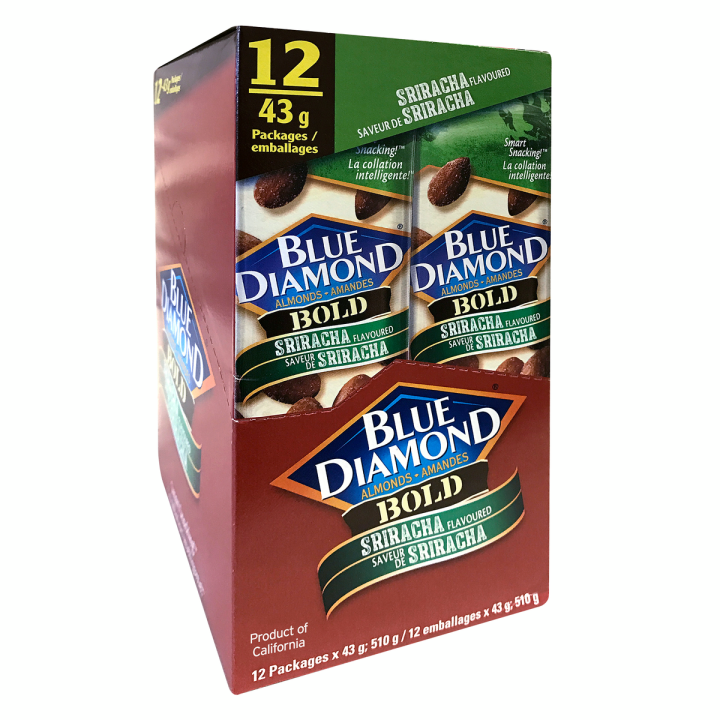 Blue Diamond Sriracha Almonds 12×43 g