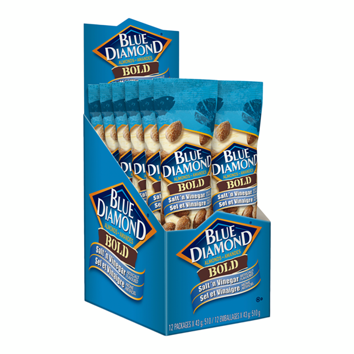 Blue Diamond Salt & Vinegar 12 x 43g