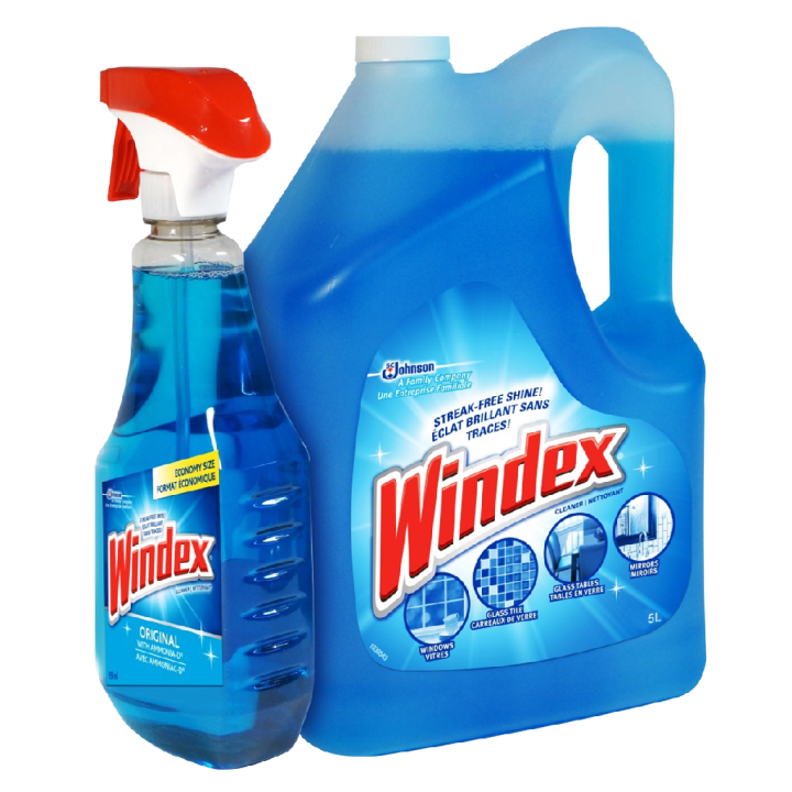 Windex Original Glass Cleaner 5 L + 950 mL