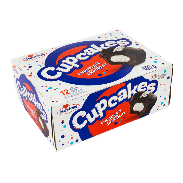 Hostess Chocolate Cupcakes 6 packs of 2