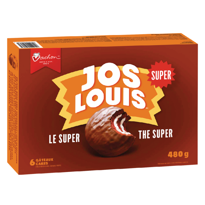 Vachon Super Jos Louis 480 g pack of 6