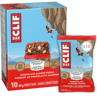 CLIF BAR Energy Bars, Chocolate Almond Fudge, 680 g (Pack of 10)