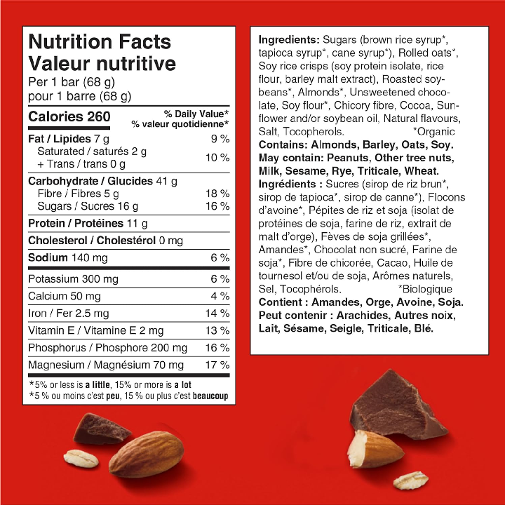 CLIF BAR Energy Bars, Chocolate Almond Fudge