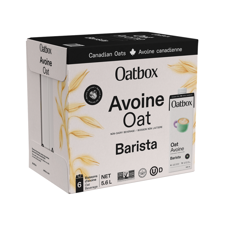 Oatbox Barista Oat Beverage 6 x 946 mL