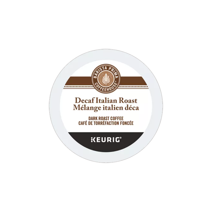 Barista Prima Italian Roast Decaf Coffee K-Cup® Pods