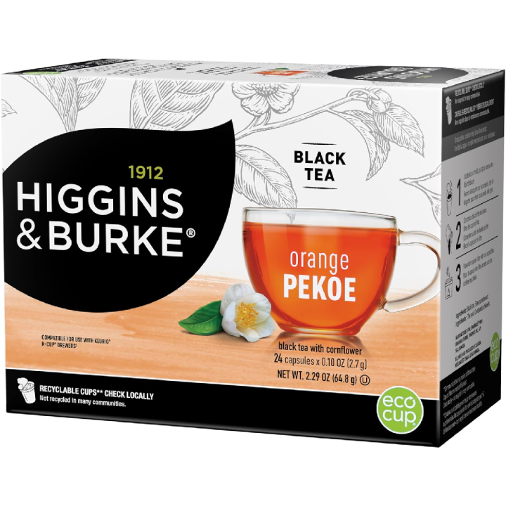 Higgins & Burke Orange Pekoe Single Serve Pods